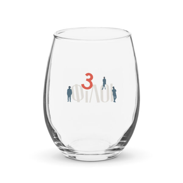 Stemless wine glass